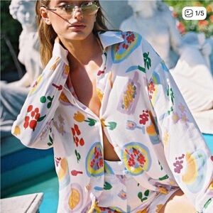 Princess Polly Multicolor Graphic Shirt